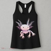 Axolotl Realistic Cute Salamander Amphibian Axolotl Lover Women's Tank Top thumb 3