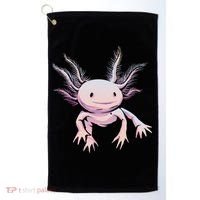 Axolotl Realistic Cute Salamander Amphibian Axolotl Lover Golf Towel thumb 0