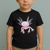 Axolotl Realistic Cute Salamander Amphibian Axolotl Lover Toddler T-Shirt thumb 2