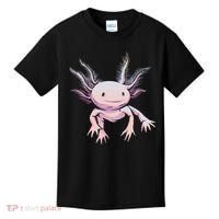 Axolotl Realistic Cute Salamander Amphibian Axolotl Lover Kids T-Shirt thumb 0