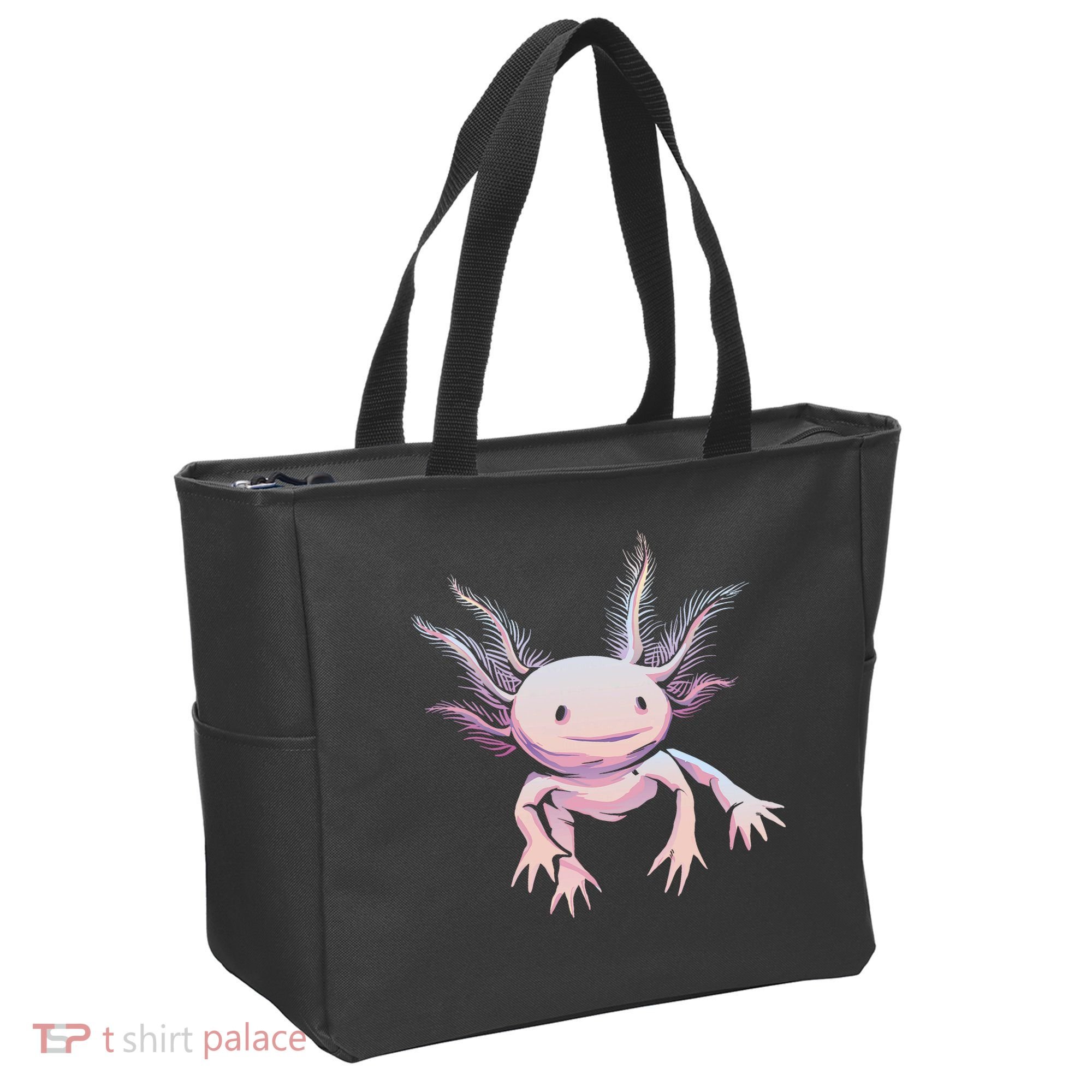Axolotl Realistic Cute Salamander Amphibian Axolotl Lover Tote Bag