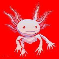 Axolotl Realistic Cute Salamander Amphibian Axolotl Lover Santa Hat thumb 1