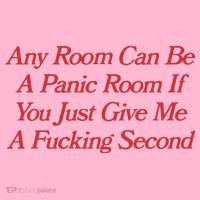 Any Room Can Be A Panic Room If You Just Give Me A Fucking Second Coaster thumb 2