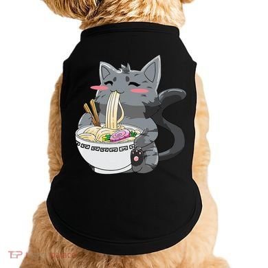 Anime Ramen Cat Kawaii Neko Gift Doggie Tank