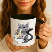 Anime Ramen Cat Kawaii Neko Gift Coffee Mug thumb 3
