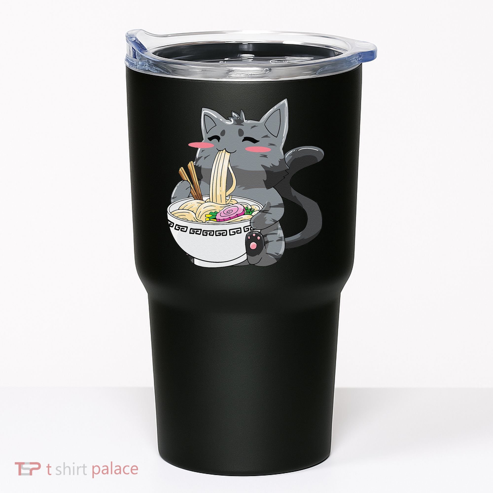 Anime Ramen Cat Kawaii Neko Gift Tumbler