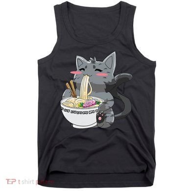 Anime Ramen Cat Kawaii Neko Gift Tank Top