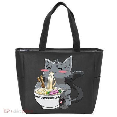Anime Ramen Cat Kawaii Neko Gift Tote Bag