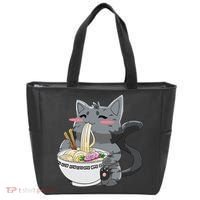 Anime Ramen Cat Kawaii Neko Gift Tote Bag thumb 0