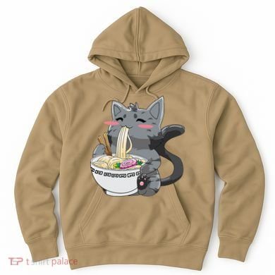 Anime Ramen Cat Kawaii Neko Gift Hoodie