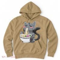 Anime Ramen Cat Kawaii Neko Gift Hoodie thumb 0