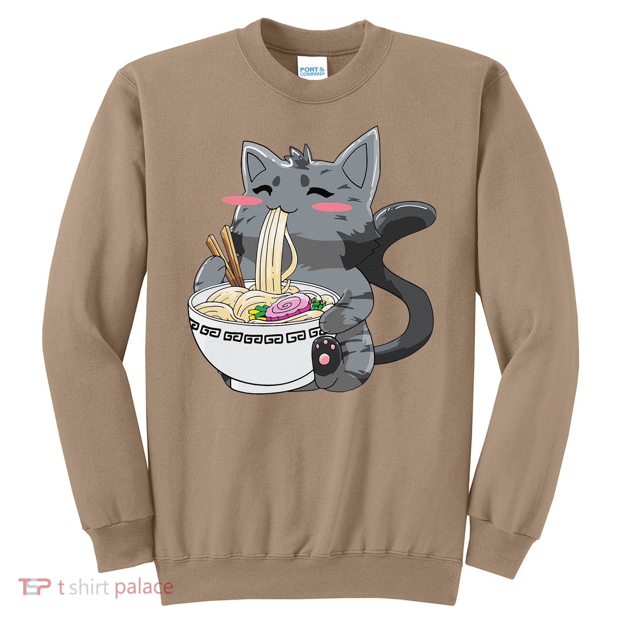 Anime Ramen Cat Kawaii Neko Gift Sweatshirt