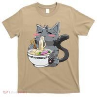 Anime Ramen Cat Kawaii Neko Gift T-Shirt thumb 0
