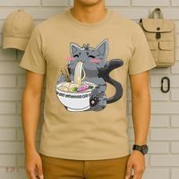 Anime Ramen Cat Kawaii Neko Gift T-Shirt thumb 6
