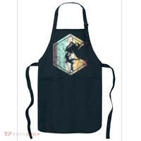 Awesome Rock Climbing Retro Mountain Climber Hiker Alpinism Apron thumb 0