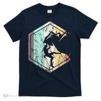 Awesome Rock Climbing Retro Mountain Climber Hiker Alpinism T-Shirt thumb 0