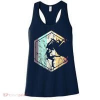 Awesome Rock Climbing Retro Mountain Climber Hiker Alpinism Women's Tank Top thumb 0