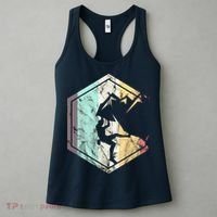 Awesome Rock Climbing Retro Mountain Climber Hiker Alpinism Women's Tank Top thumb 3