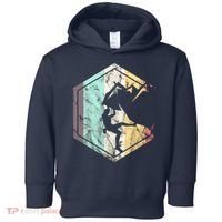 Awesome Rock Climbing Retro Mountain Climber Hiker Alpinism Toddler Hoodie thumb 0