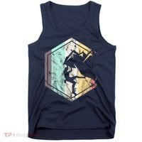 Awesome Rock Climbing Retro Mountain Climber Hiker Alpinism Tank Top thumb 0