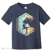 Awesome Rock Climbing Retro Mountain Climber Hiker Alpinism Toddler T-Shirt thumb 0