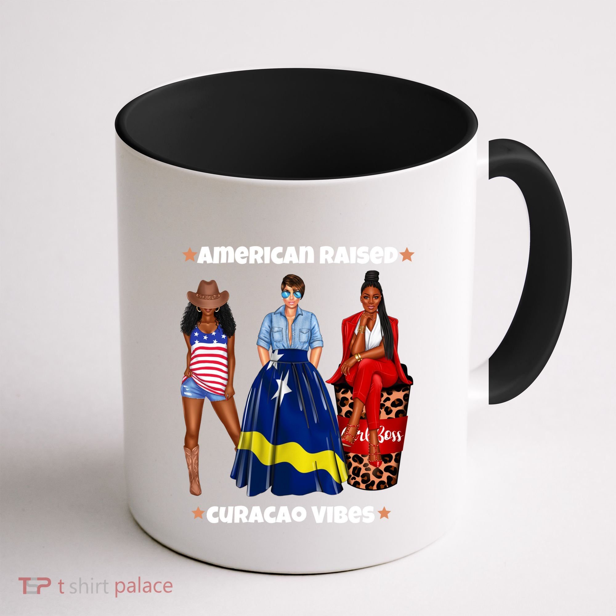 American Raised Curacao Vibes Born In South America Dna Meaningful Gift Coffee Mug