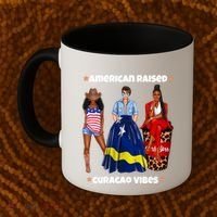 American Raised Curacao Vibes Born In South America Dna Meaningful Gift Coffee Mug thumb 2