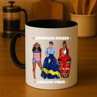 American Raised Curacao Vibes Born In South America Dna Meaningful Gift Coffee Mug thumb 4