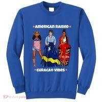 American Raised Curacao Vibes Born In South America Dna Meaningful Gift Sweatshirt thumb 0