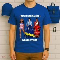 American Raised Curacao Vibes Born In South America Dna Meaningful Gift T-Shirt thumb 6
