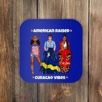 American Raised Curacao Vibes Born In South America Dna Meaningful Gift Coaster thumb 0