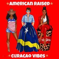 American Raised Curacao Vibes Born In South America Dna Meaningful Gift Santa Hat thumb 1