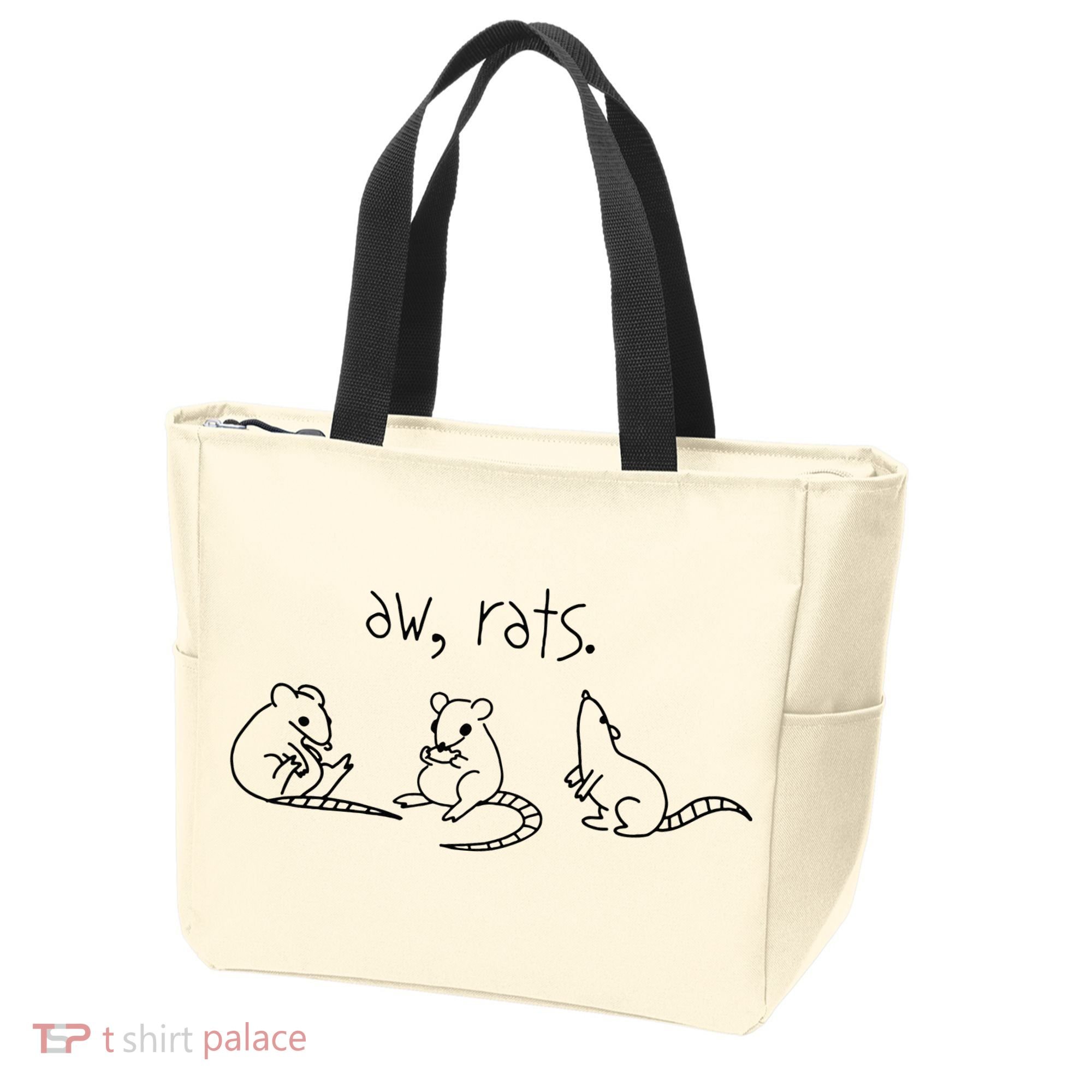 Aw Rats Cute Rat Trio Tote Bag