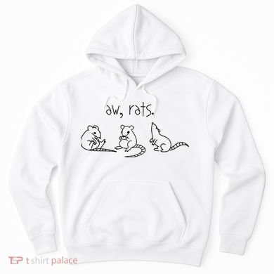 Aw Rats Cute Rat Trio Hoodie