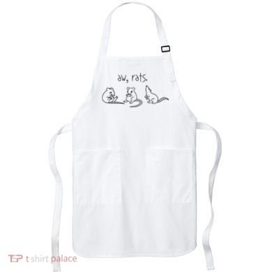 Aw Rats Cute Rat Trio Apron