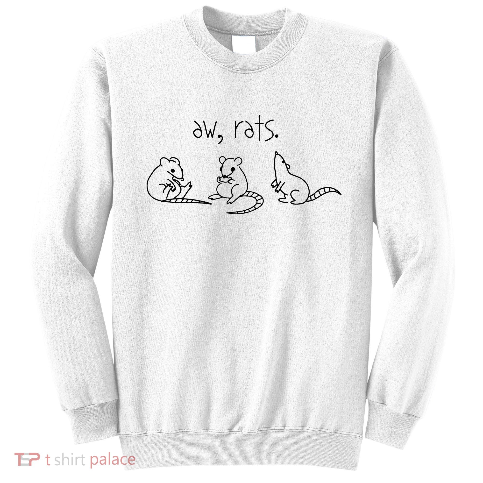Aw Rats Cute Rat Trio Sweatshirt