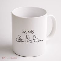 Aw Rats Cute Rat Trio Coffee Mug thumb 1
