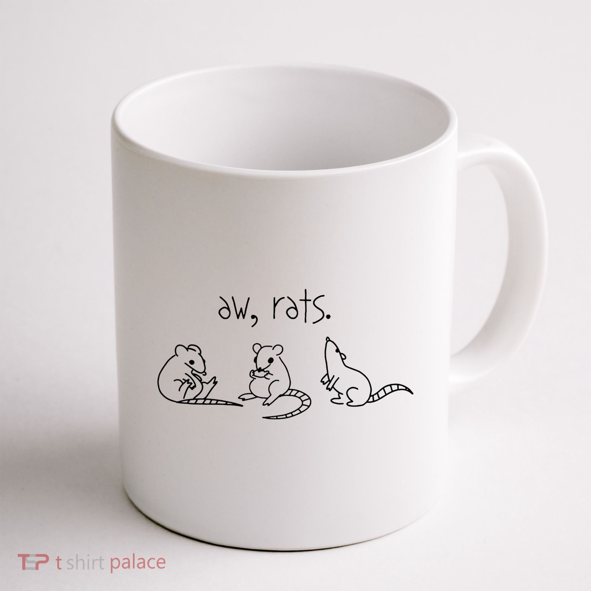 Aw Rats Cute Rat Trio Coffee Mug