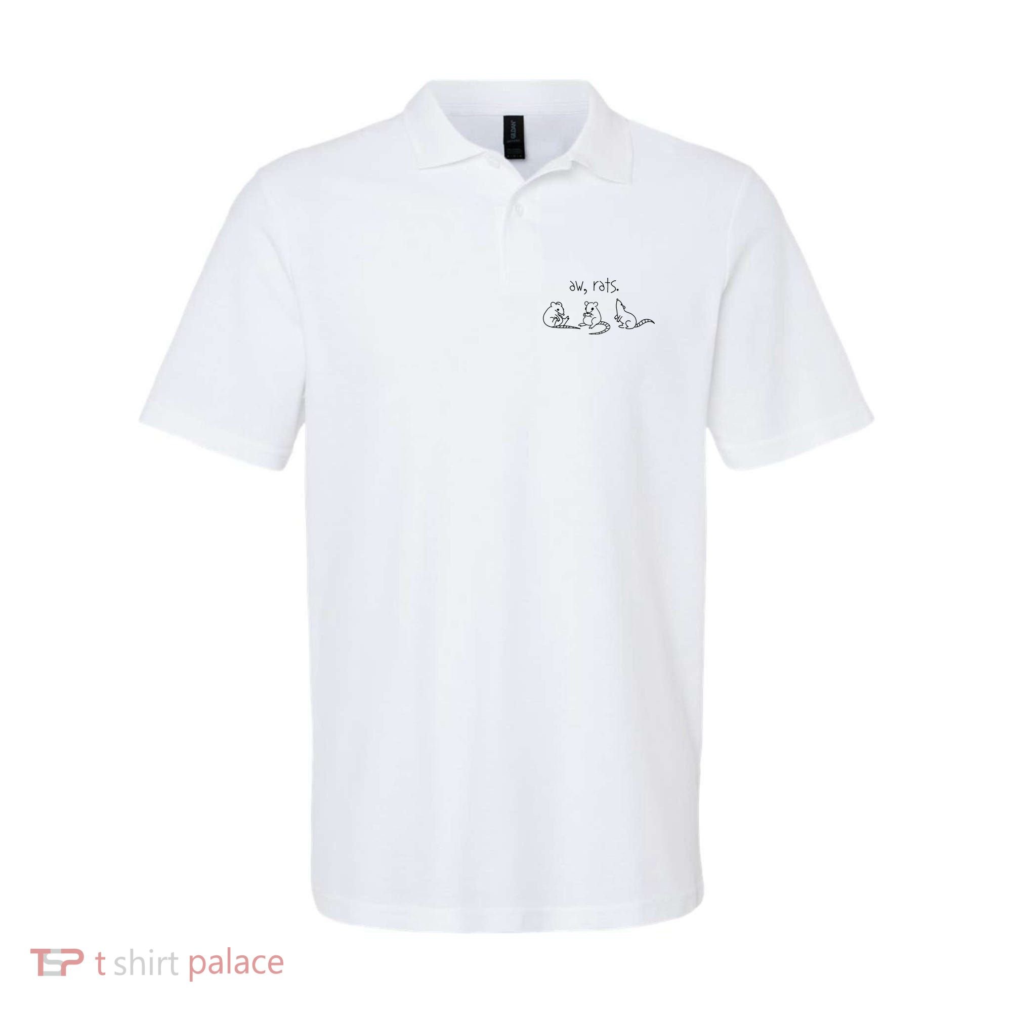 Aw Rats Cute Rat Trio Polo