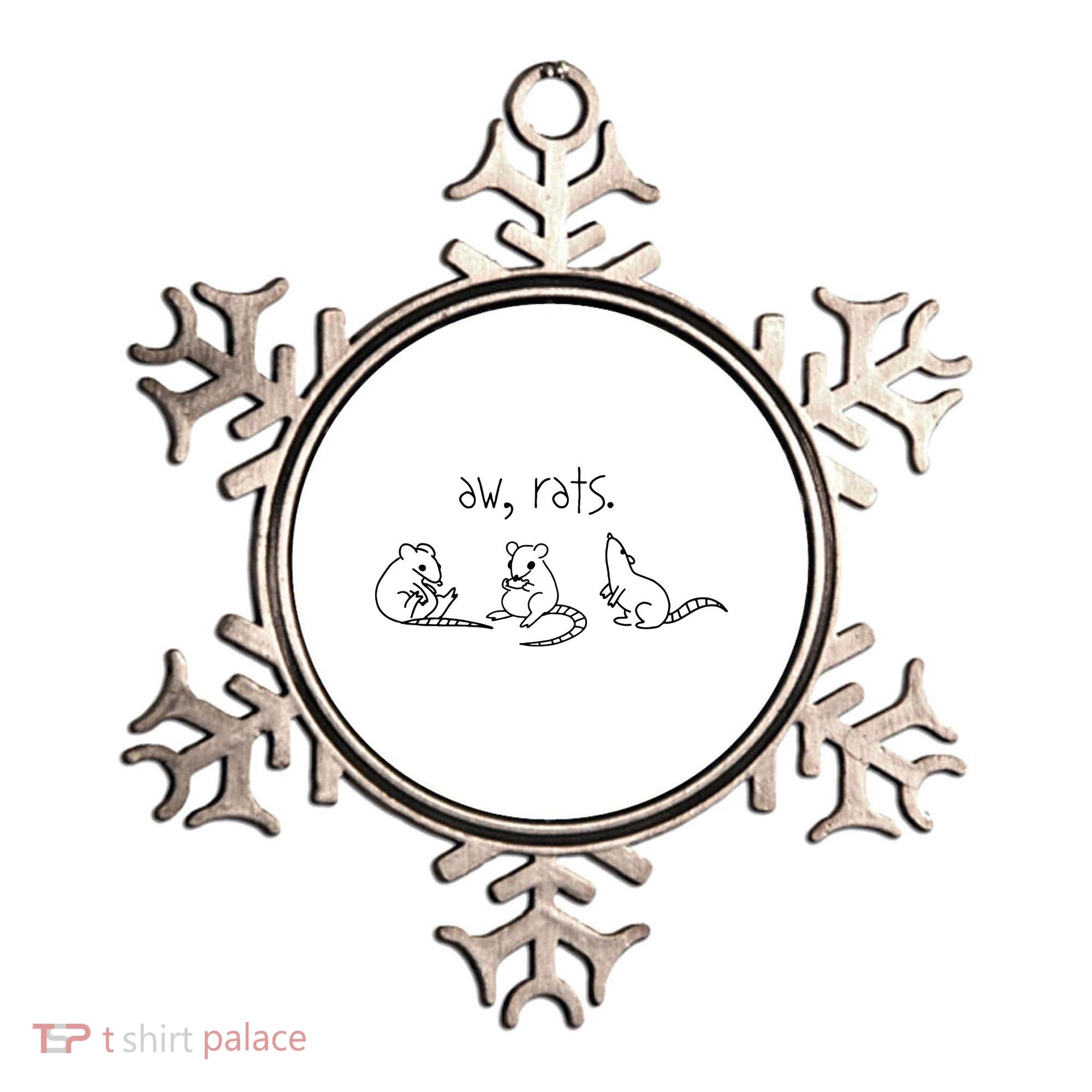 Aw Rats Cute Rat Trio Ornament
