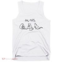 Aw Rats Cute Rat Trio Tank Top thumb 0