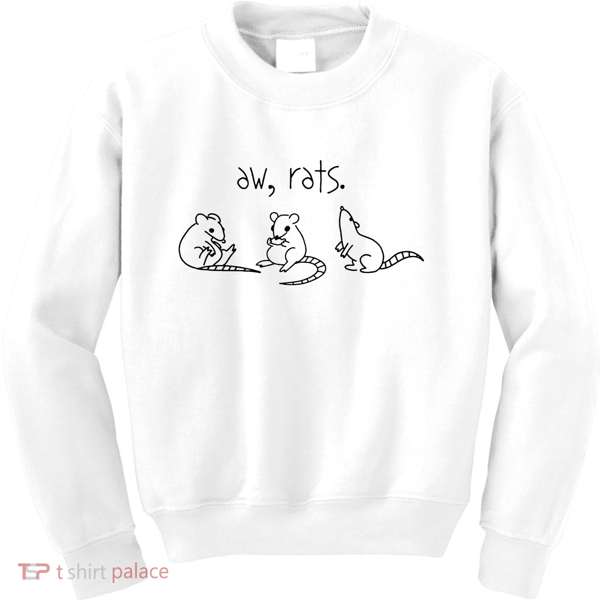 Aw Rats Cute Rat Trio Kids Sweatshirt