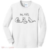 Aw Rats Cute Rat Trio Kids Long Sleeve Shirt thumb 0