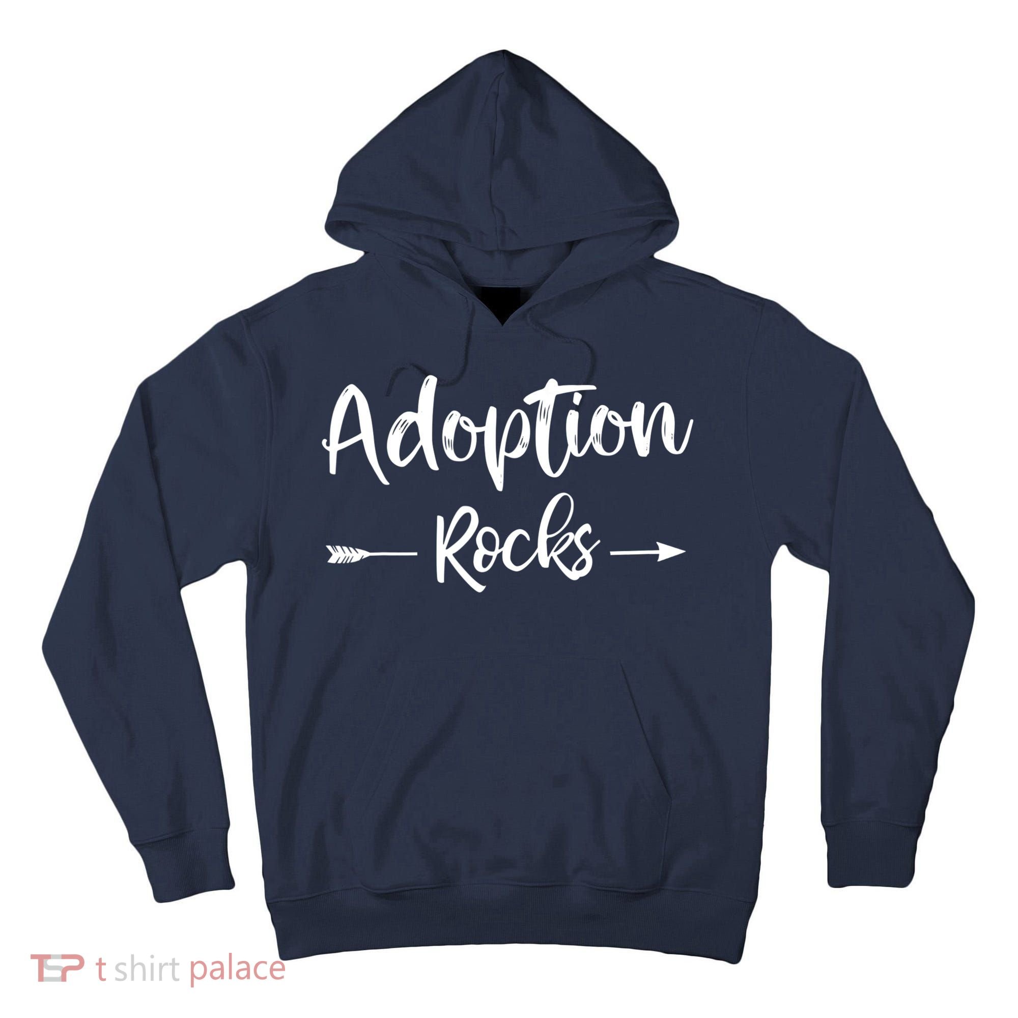 Adoption Rocks Cute Christian Adopt Adoption Day Family Tall Hoodie