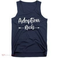 Adoption Rocks Cute Christian Adopt Adoption Day Family Tank Top thumb 0