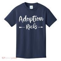 Adoption Rocks Cute Christian Adopt Adoption Day Family Kids T-Shirt thumb 0
