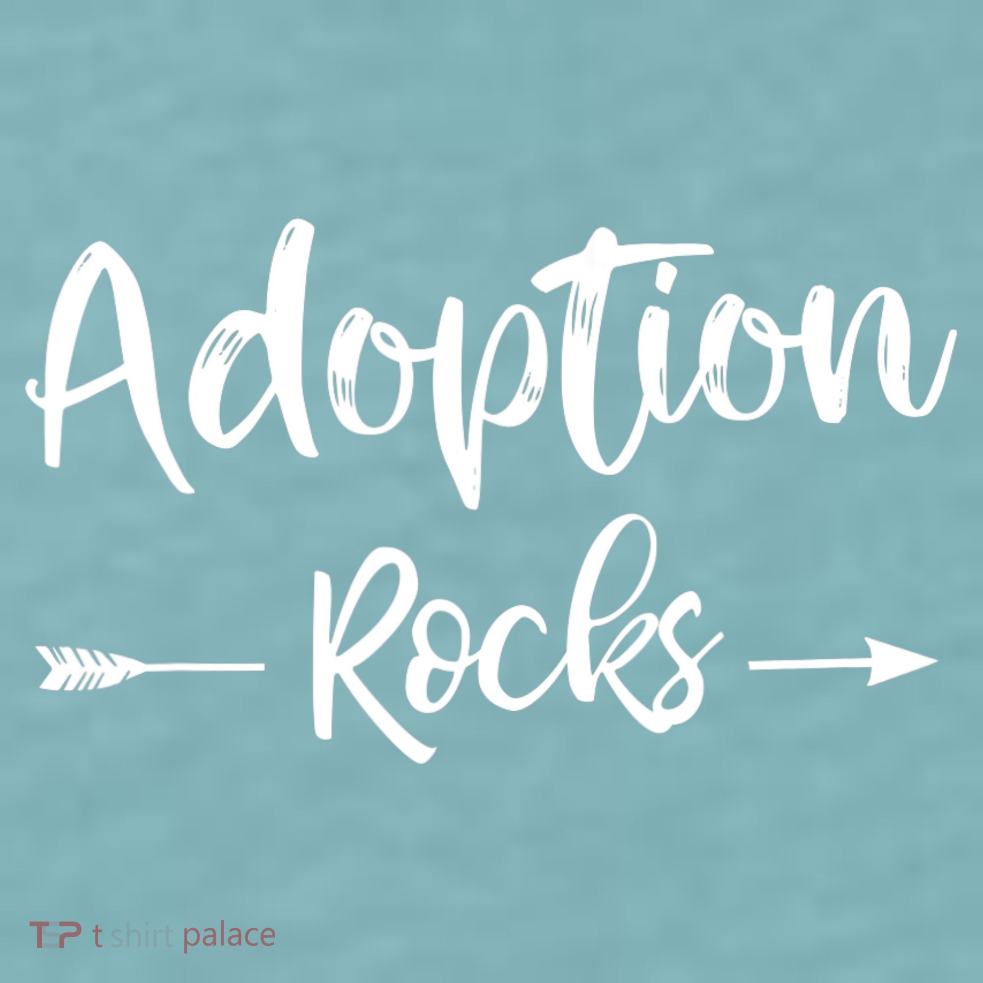 Adoption Rocks Cute Christian Adopt Adoption Day Family Sueded Cloud Jersey T-Shirt