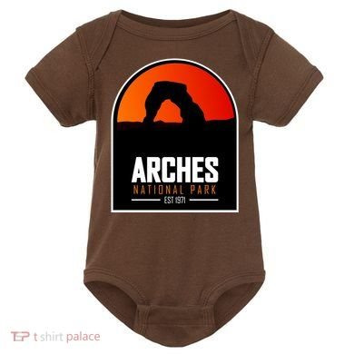 Arches National Park Baby Bodysuit