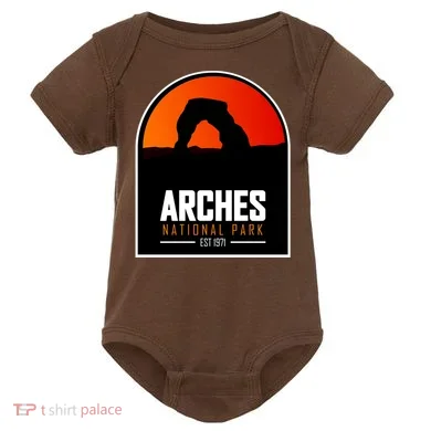 Arches National Park Baby Bodysuit