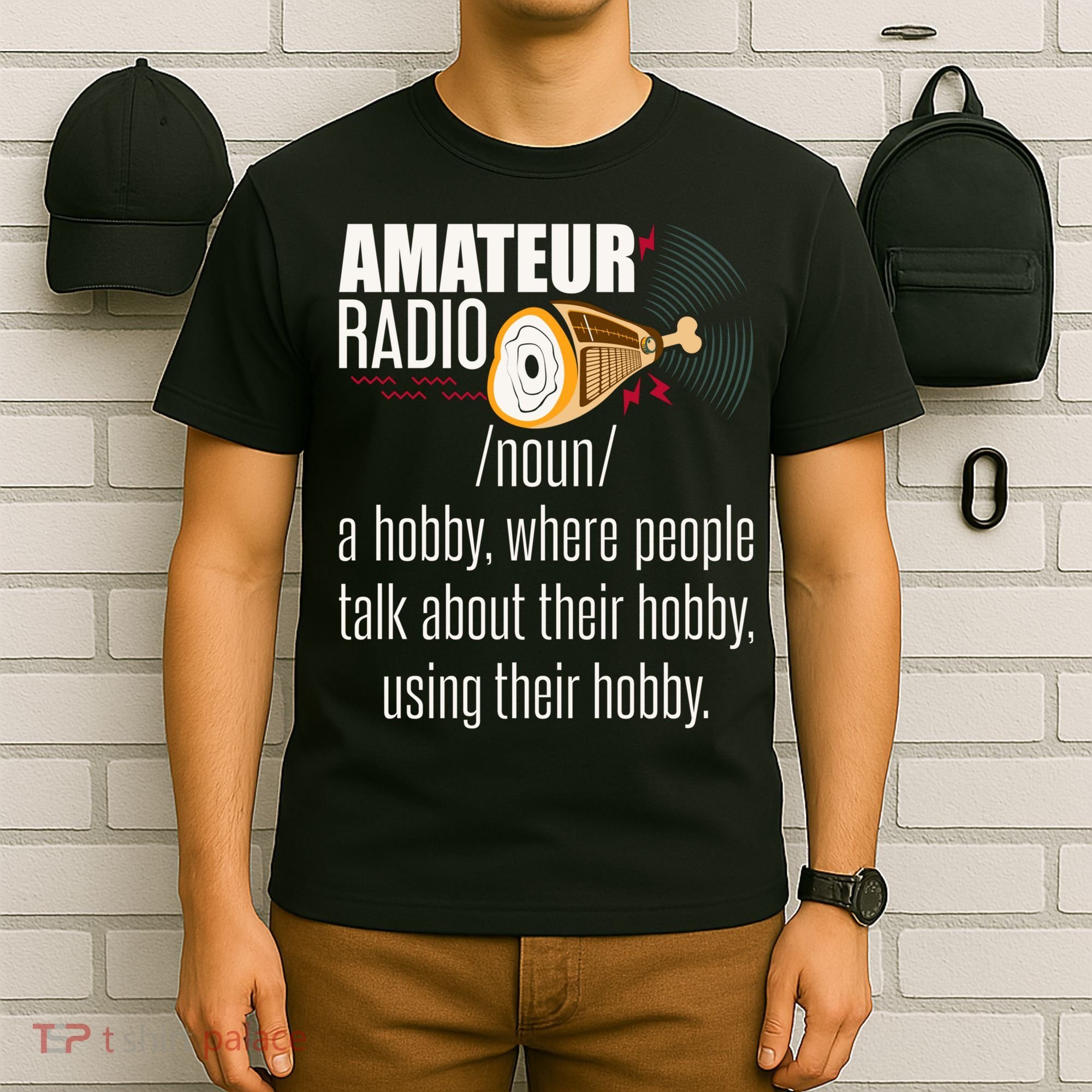 Amateur Radio Definition Gift Ham Radio Operator Enthusiast Gift T-Shirt